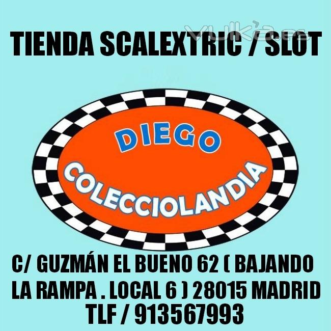 Tienda-Scalextric-Slot-Madrid-Espàña-Coches de Scalextric en Madrid-Barcelona-Gerona-Tarragona-Slot
