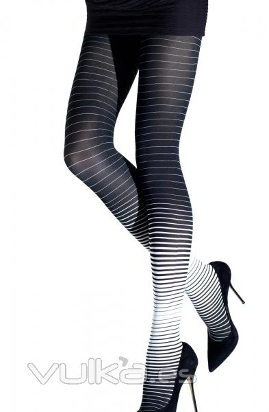 Panty de diseño Emilio Cavallini lineas horizontales color degradado 5447.1.533 Emilio Cavallini2014