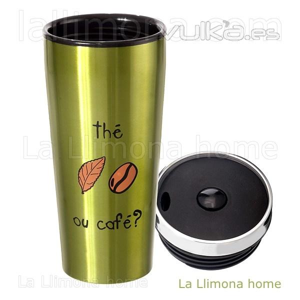 Porta comidas y bebidas. Termo de viaje acero Incidence THE OU CAFE 1 - La Llimona home