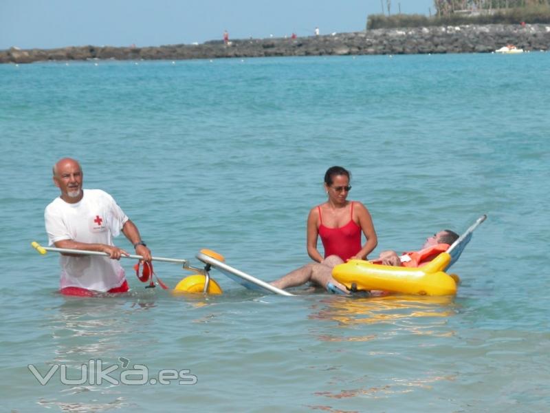 Bao adaptado en la playa