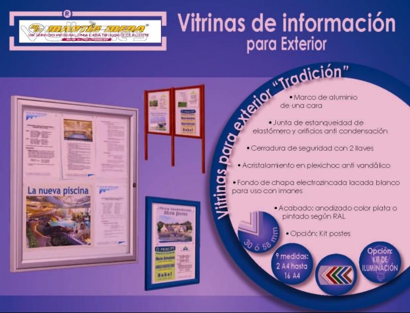 Vitrinas de Informacin para exterior