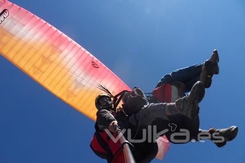 volar en parapente biplaza en Lleida