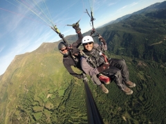 volar en parapente biplaza en Catalunya