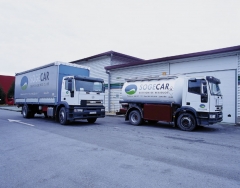 Sogecar -  camiones destinados al servicio de recogida de productos para la empresa