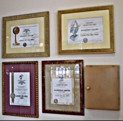 Legio de Oro 2001, 2002, 2003, 2004, 2005 y 2007 a la calidad, imagen, prestigio y popularidad.
