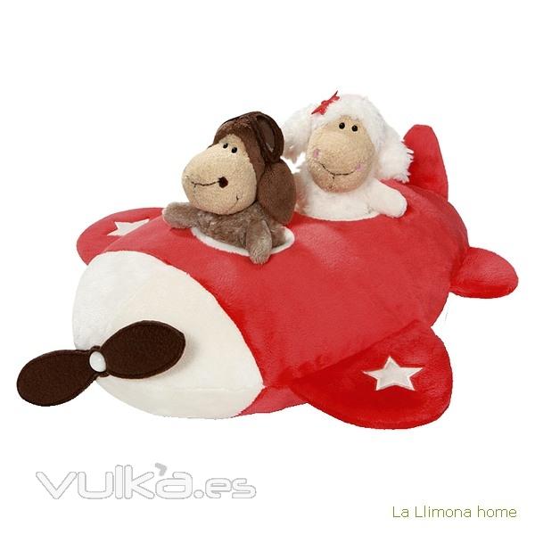 Nici oveja Jolly Sue y Dean con avin peluches - La Llimona home