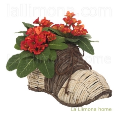 Macetas zapato maceta mimbre bicolor 19 - la llimona home