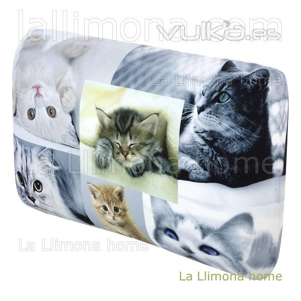 Cojin antiestres gatos rectangular NADIE COMO TU 23 2 - La Llimona home