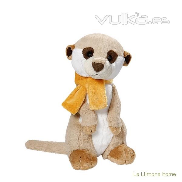 Nici peluches y complementos. Nici suricata Meerkat peluche con bufanda 20 - La Llimona home