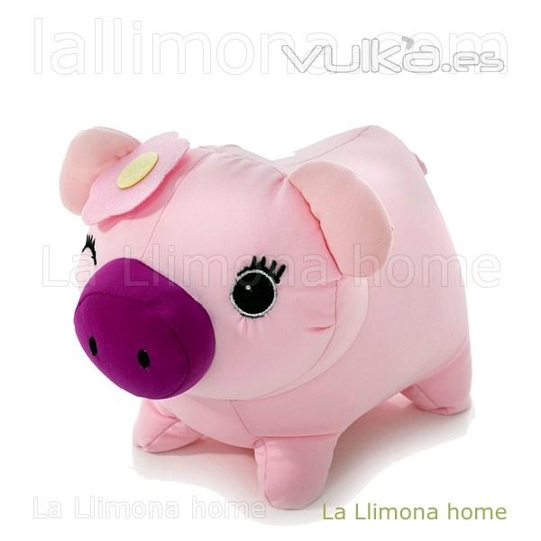 Cojin antiestres cerdito rosa 20 - La Llimona home