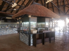 Interior cubierta junco africano aquapark torremolinos