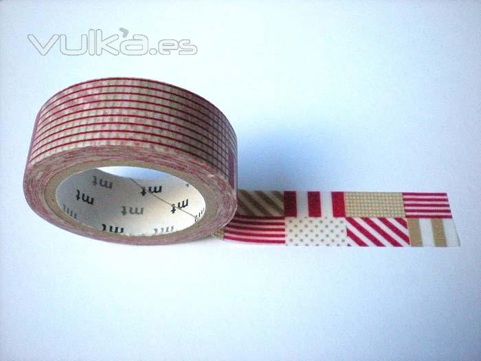 Washi Tape marca MT, modelo Mix Red