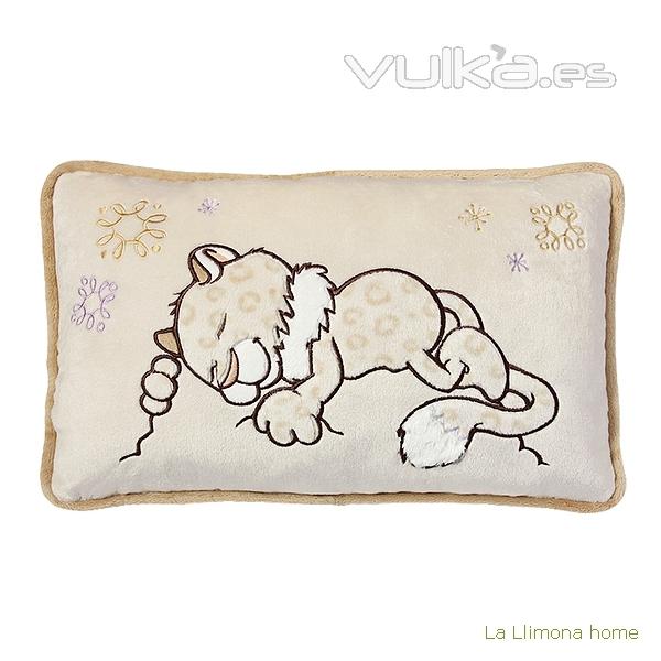 Nici peluches y complementos. Nici leopardo girl cojn rectangular - La Llimona home