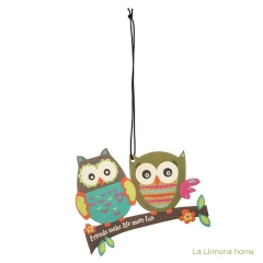 Natural life ambientador coche buhos friends make life more fun 1 - la llimona home