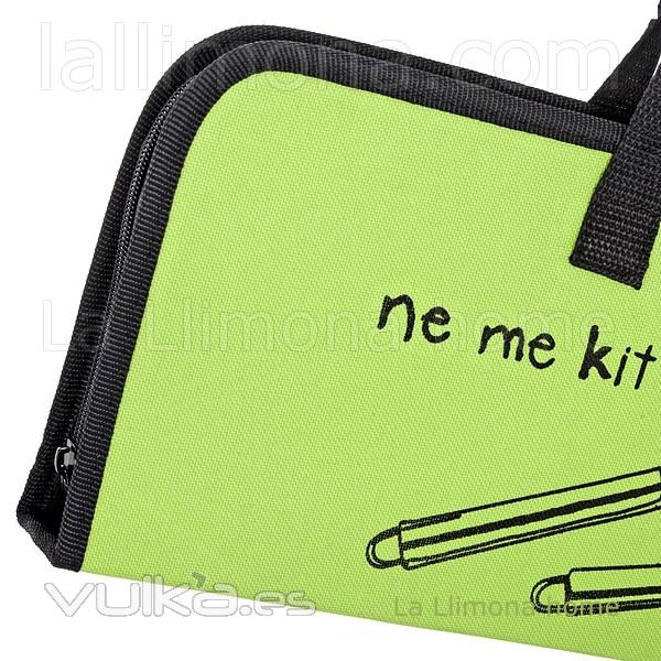 Gifts. Estuche con kit utensilios barbacoa verde 2 - La Llimona home