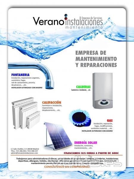 servicios fontaneria, gas, calefaccin y varios