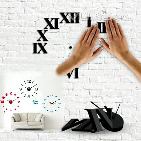 Reloj de Pared DIY (4 modelos diferentes) en www.lastori.com