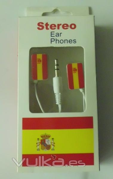 AURICULARES CON LA BANDERA DE ESPAA