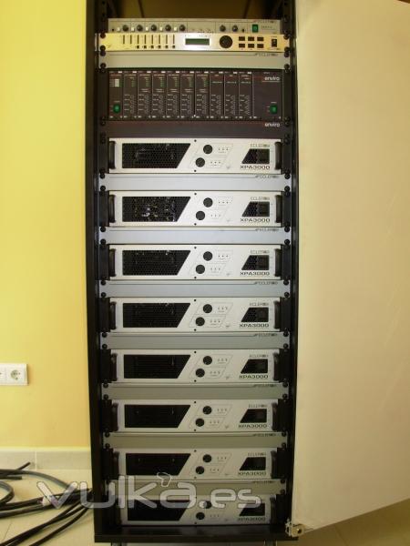 RACK DE CENTRALIZADO MEGAFONA PABELLN TORROX