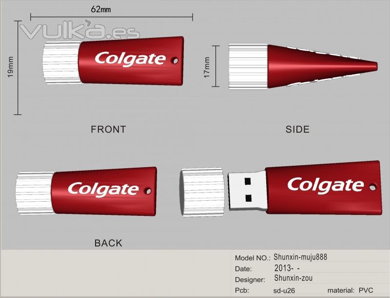 Memorias usb personalizadas con su logotipo