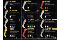Calcetines para atletismo, padel,