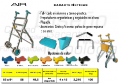 Andador aluminio