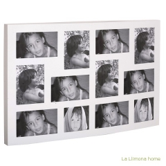 Portafotos multi ventanas portafotos multiple ola de pared blanco 12 fotos 2 - la llimona home