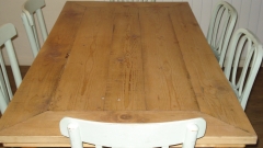 Mesa comedor de madera reciclada (diseno propio)