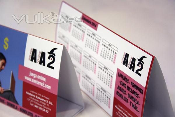 Calendarios para la Administracin de Loterias Akelarre Azkuene 2