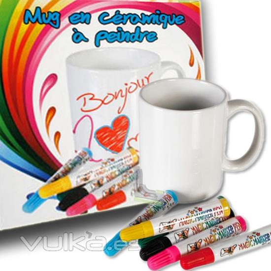 Taza Rotulador, en www.lastori.com.