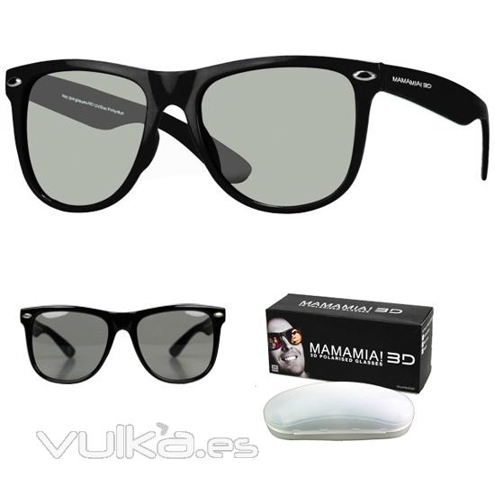 Gafas 3D Mamma Mia, en www.lastori.com.