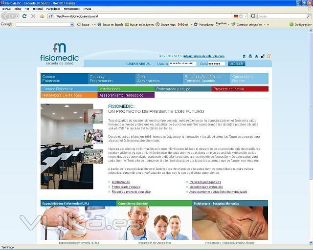 web www.fisiomedicvalencia.com