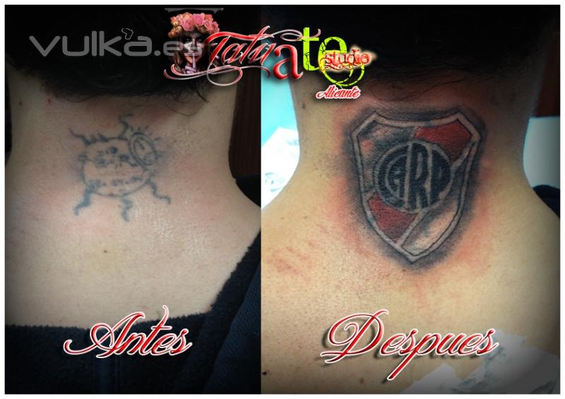 Cover realizado en Tatuate studio Alicante