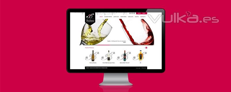 Pagina Web Neobunker - Vinos Budawa