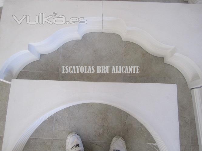 arcos de escayola decorativos en Alicante http://escayolasbru.blogspot.com.es/