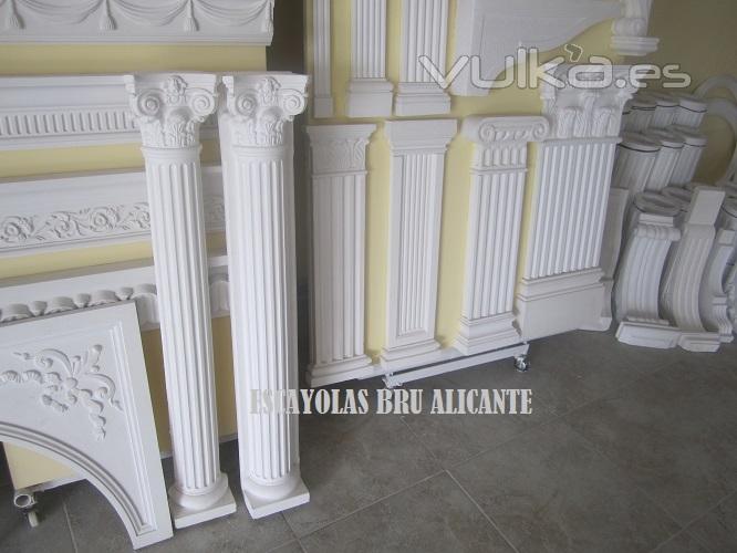 columnas, pilastras y mnsulas de escayola http://escayolasbru.blogspot.com.es/