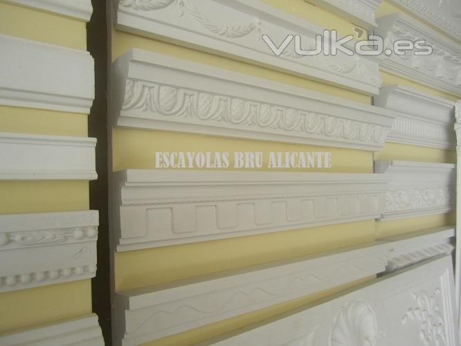 molduras de escayola clasicas en Alicante http://escayolasbru.blogspot.com.es/