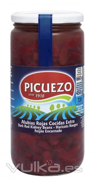 Alubia roja cocida tarro 580 ml