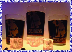 Vasos sidra motivo peregrino