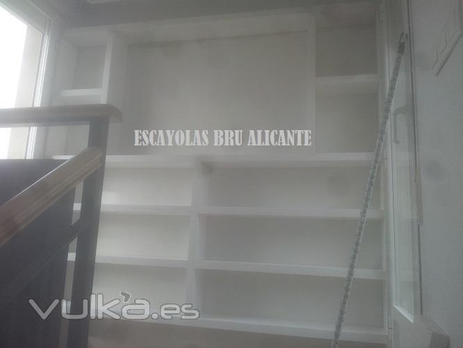 mueble de escayola a medida