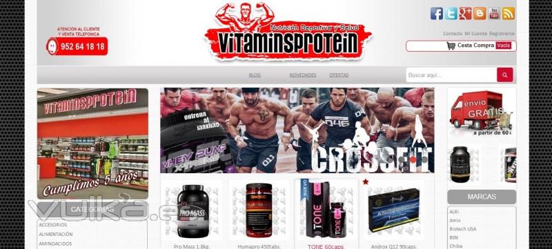 Por fin tu tienda de nutricin deportiva favorita en internet y con la misma garanta.