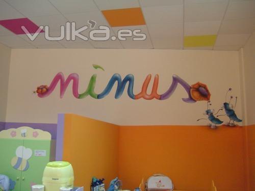 Decoracin interior  en tienda infantil