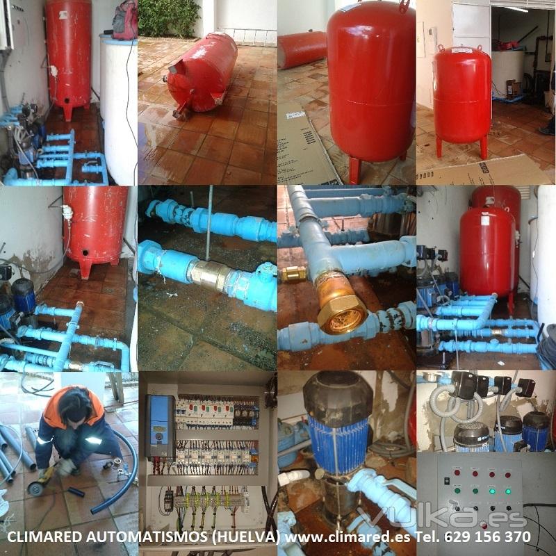 instalacion, reparacion, mantenimiento grupos de presion y bombas de agua en huelva y provincia