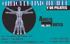 Foto 187 masajes en Valencia - Clinica de Fisioterapia y Pilates Adolfo Fortea