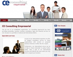 Web en ingls y espaol para ce consulting empresarial ltd. de londres http://www.ceconsulting.co.uk