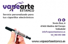 Vapearte estanco, tienda de cigarrillos electronicos y accesorios en medina del campo
