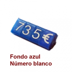 Dados encajables para precios escaparate