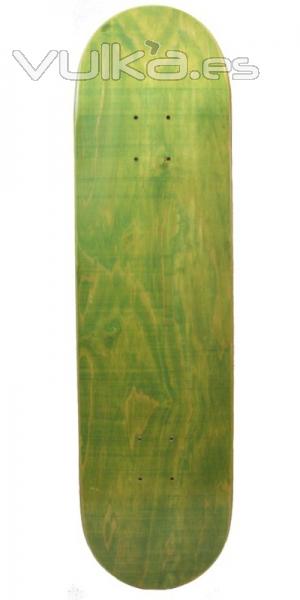 Tabla de skate verde