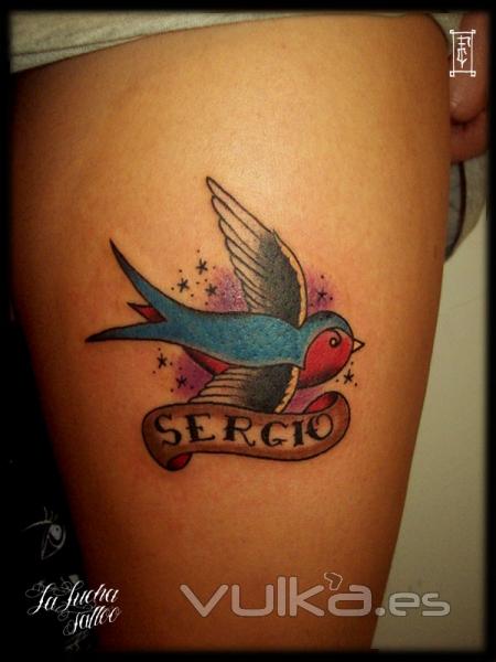 tatuaje tradicional,old school tattoo,la lucha tattoo,fatchivo,el ejido,almeria,tatuajes,traditional