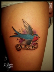 Tatuaje tradicional,old school tattoo,la lucha tattoo,fatchivo,el ejido,almeria,tatuajes,traditional
